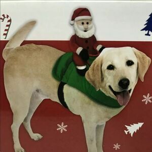 New Ride Along Santa Dress Up Doll For Dogs and Other Pets Medium Size Dogs